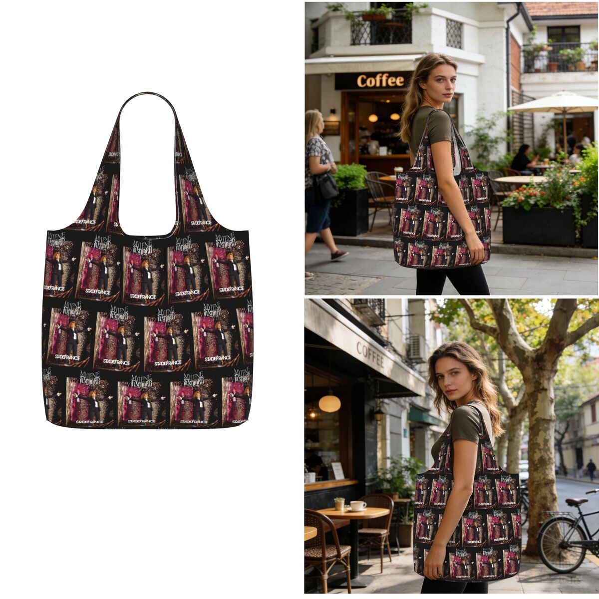 Women Bags Farmers - Sacola de Compras Stade De France