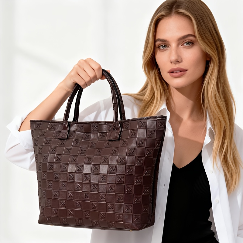 Women'S Vegan Bags - Bolsa Tote Feminina de Luxo Leve