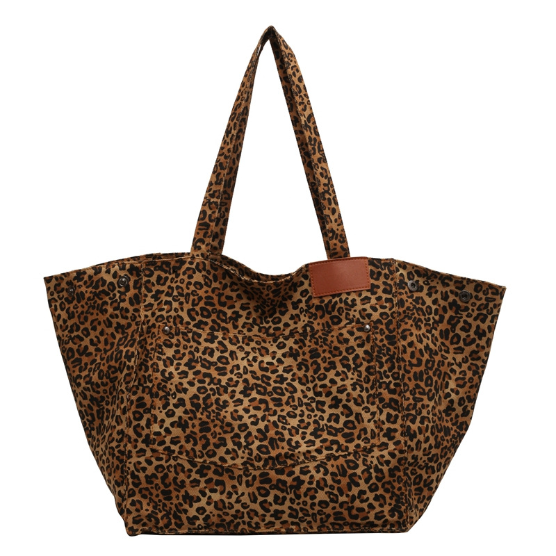 Bolsa Tote com Estampa de Leop - Women'S Vegan Bags avaliação e preço