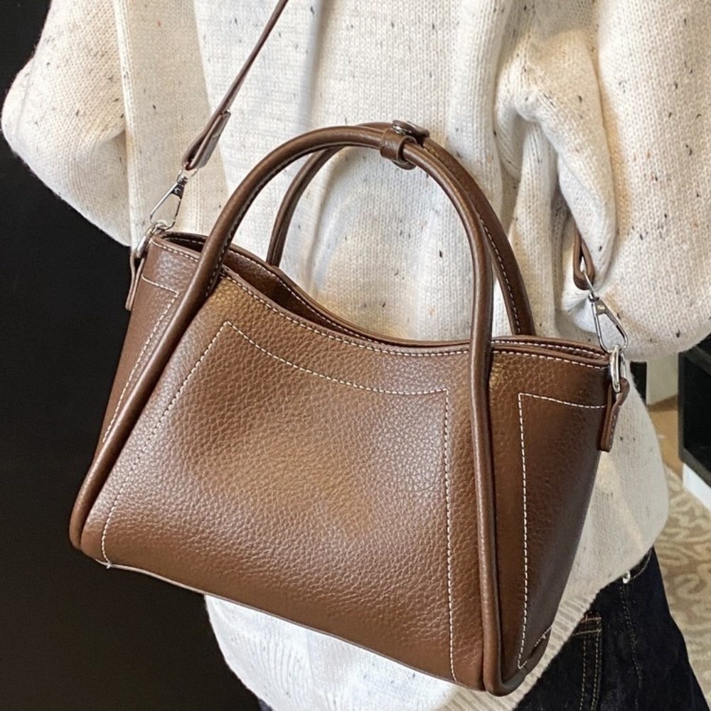 Bolsa Retro de Material PU Gra - Women Bags Manufacturer avaliação e preço