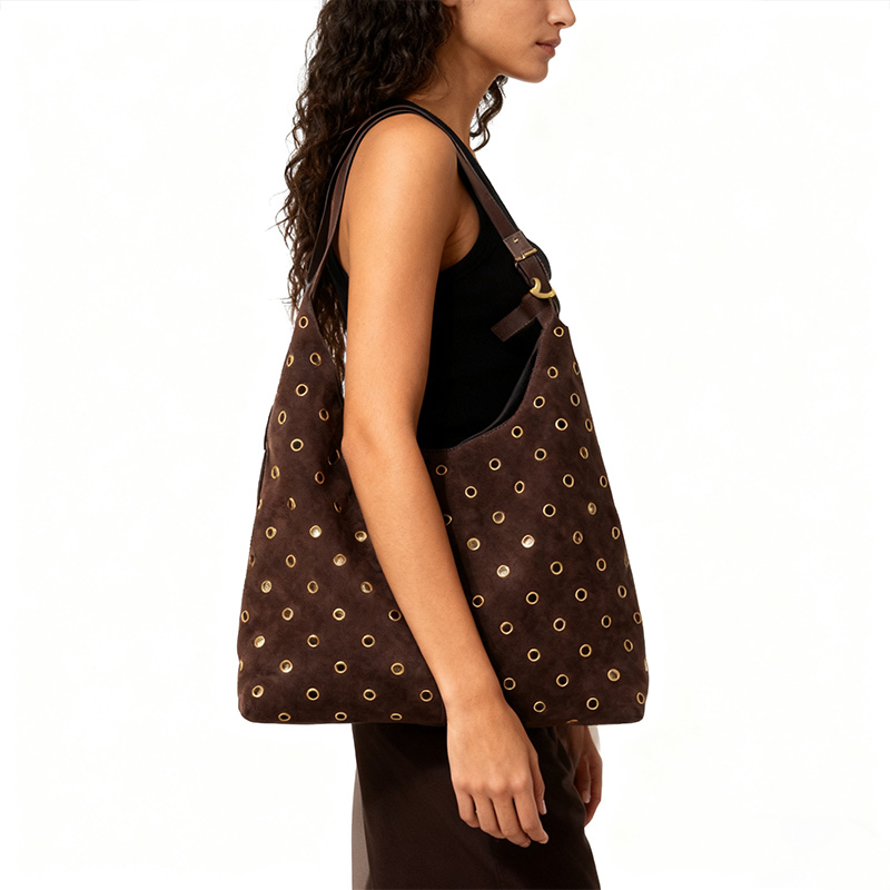 Bolsa tote cravejada de metal  - Women'S Vegan Bags avaliação e preço