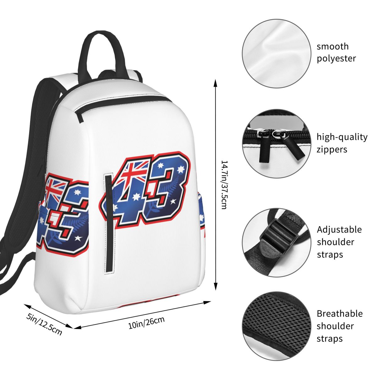 Mochila Jack Miller Number 43  - Women Bags In Australia avaliação e preço
