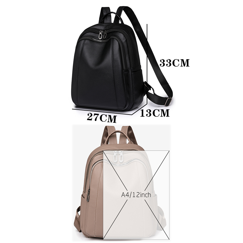 Mochila de couro de alta quali - Women'S Vegan Bags avaliação e preço