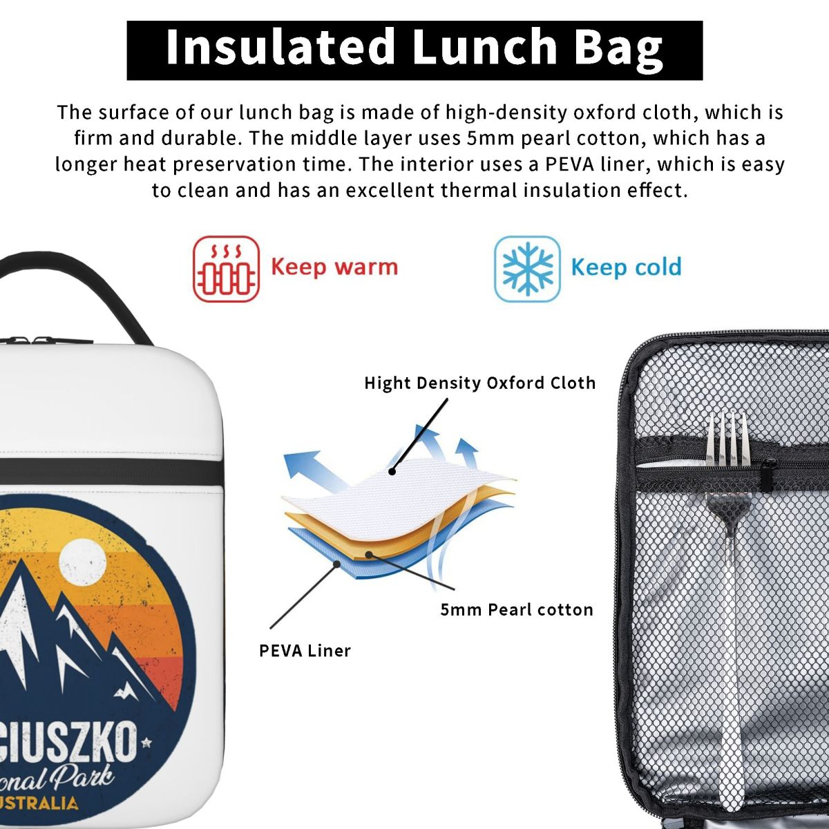 Bolsa térmica para almoço do P - Women Bags In Australia avaliação e preço