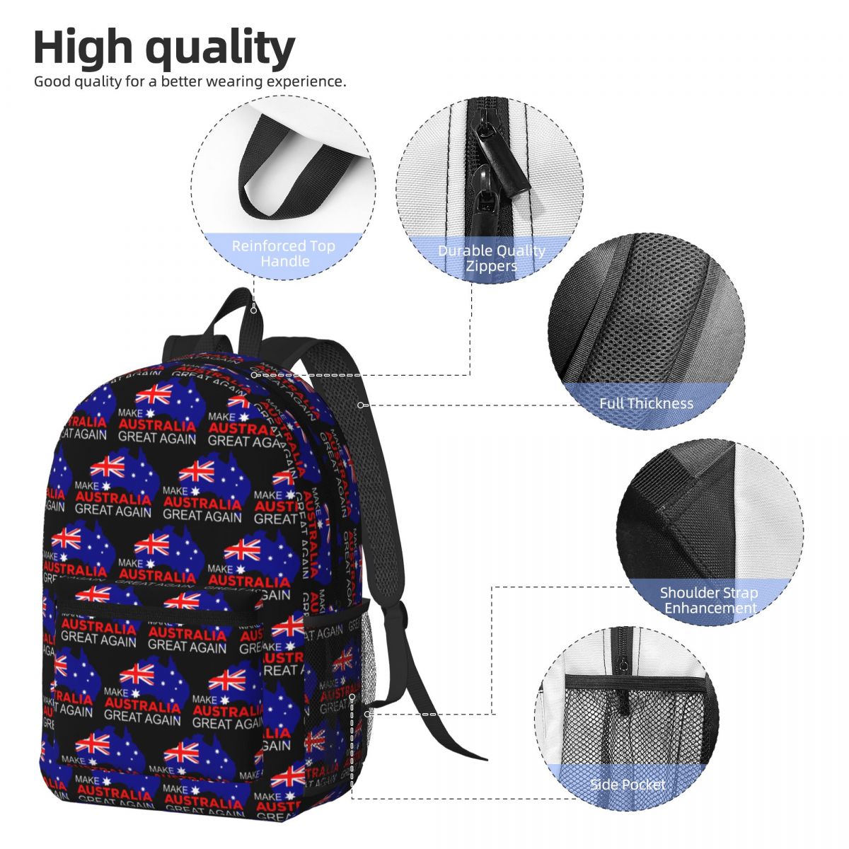 Mochila Make Australia Great A - Women Bags In Australia avaliação e preço